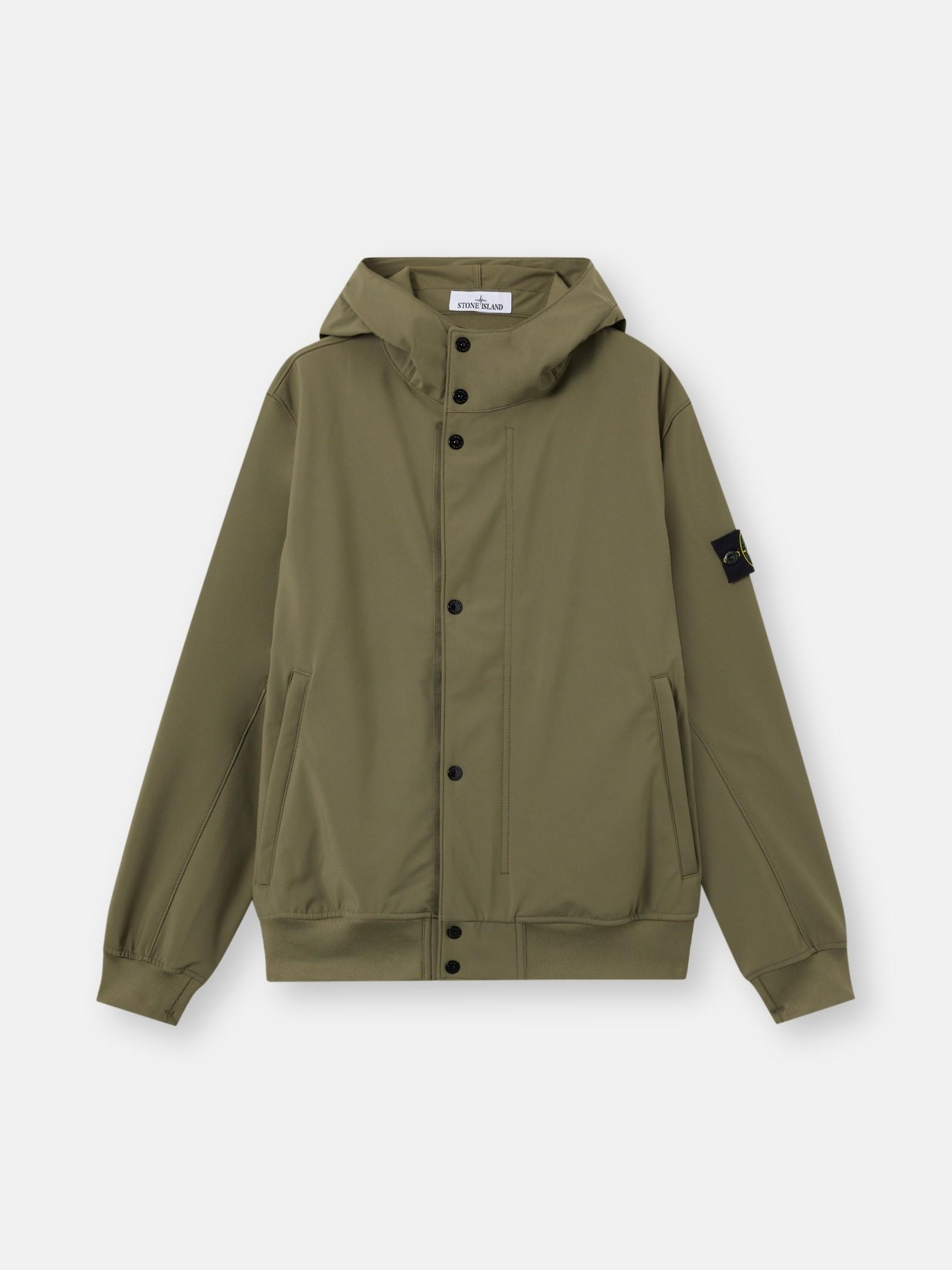 4100118 LIGHT SOFT SHELL-R E.DYE® TECHNOLOGY IN RECYCLED POLYESTER by STONE ISLAND