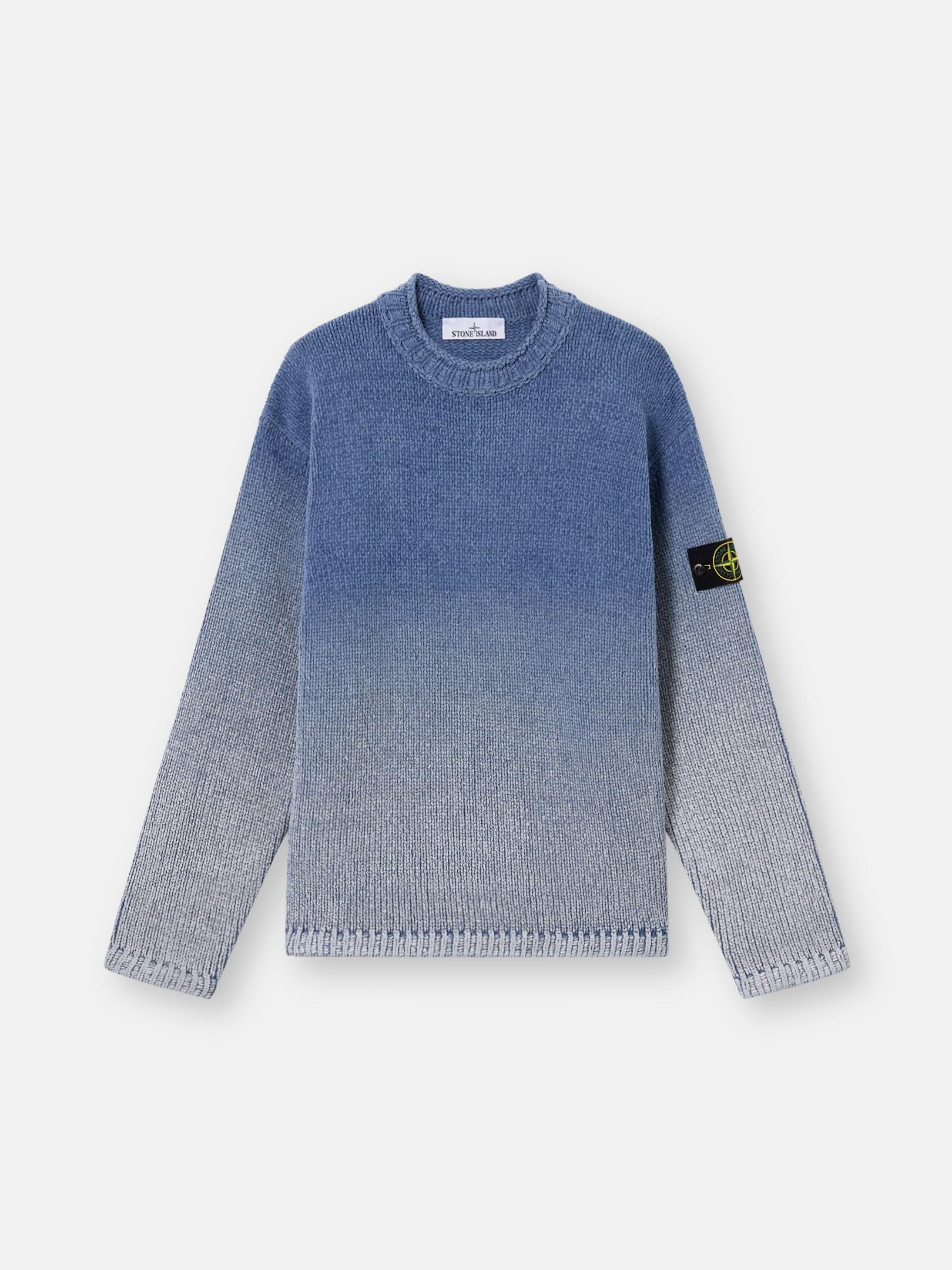 5100003 COTTON CHENILLE DEGRADÉ PRINT by STONE ISLAND