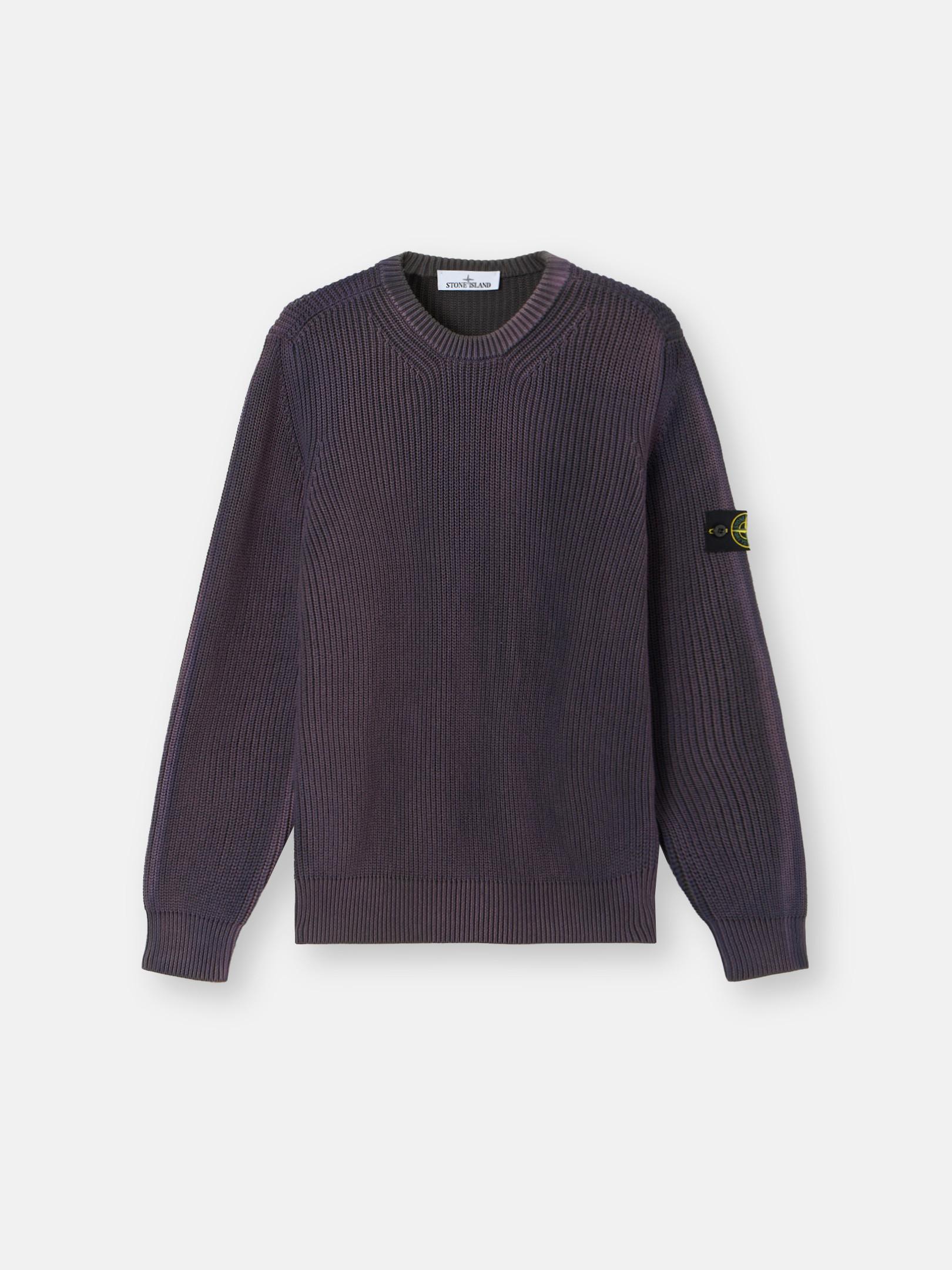 5100016 FISHERMAN'S RIB ORGANIC COTTON WITH TWO-COLOUR SPRAY by STONE ISLAND