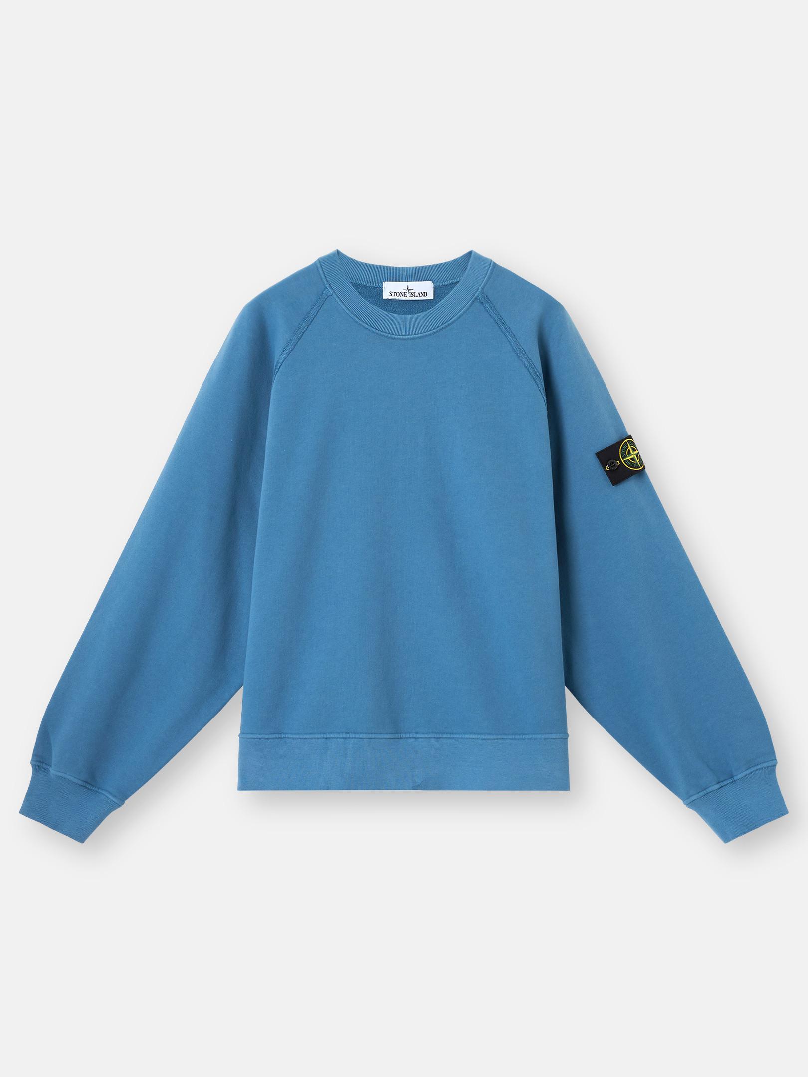 6100022 BRUSHED ORGANIC COTTON FLEECE by STONE ISLAND