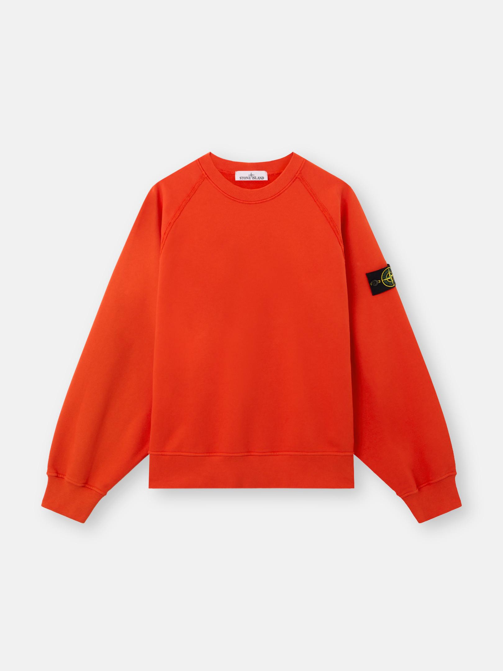 6100022 BRUSHED ORGANIC COTTON FLEECE by STONE ISLAND 6100022 BRUSHED ORGANIC COTTON FLEECE by STONE ISLAND