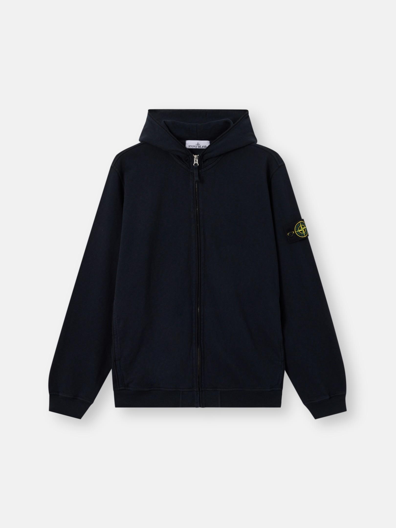 6100032 MALFILÉ FLEECE 'OLD' EFFECT by STONE ISLAND