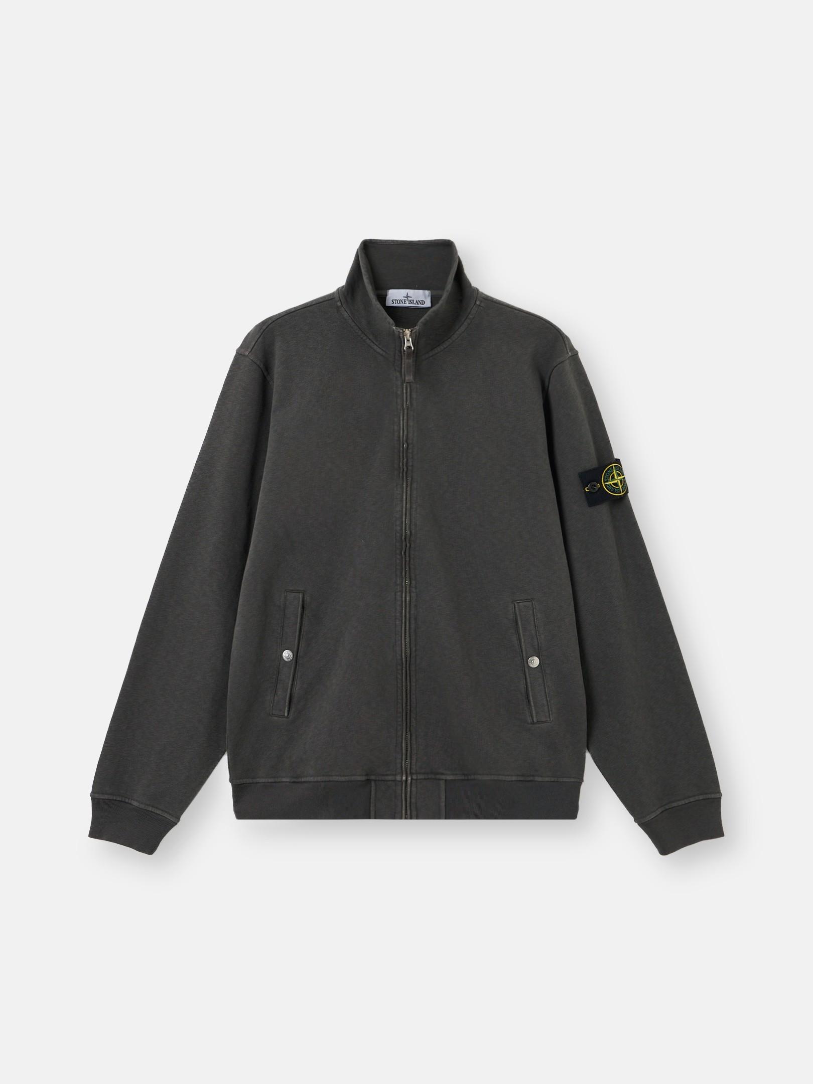6100033 MALFILÉ FLEECE 'OLD' EFFECT by STONE ISLAND