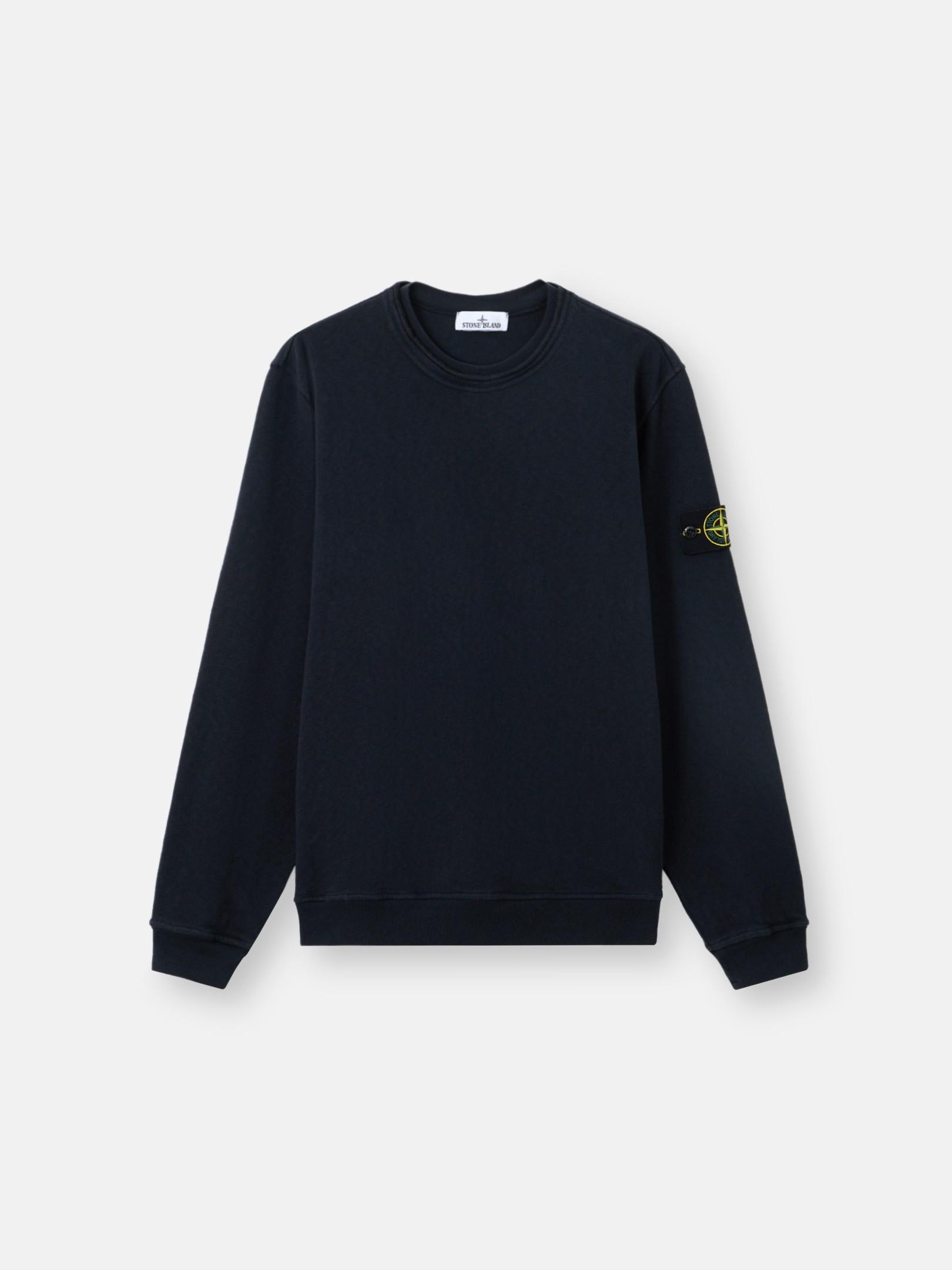 6100034 MALFILÉ FLEECE 'OLD' EFFECT by STONE ISLAND