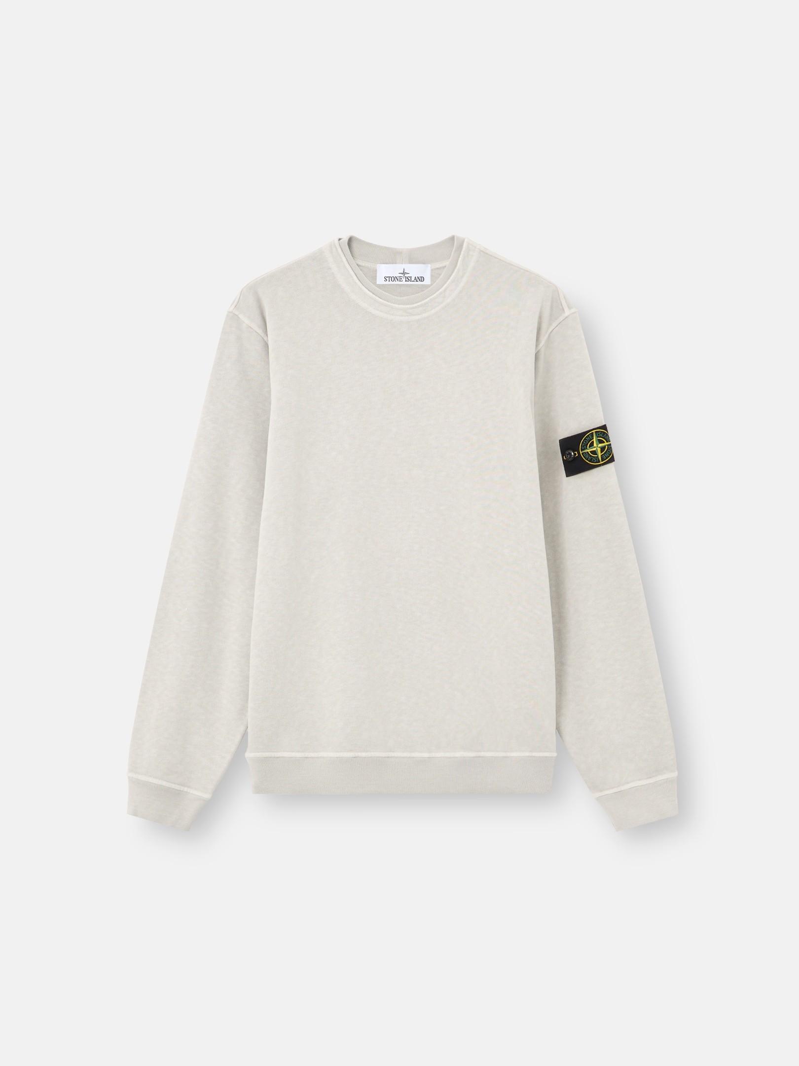 6100034 MALFILÉ FLEECE 'OLD' EFFECT by STONE ISLAND