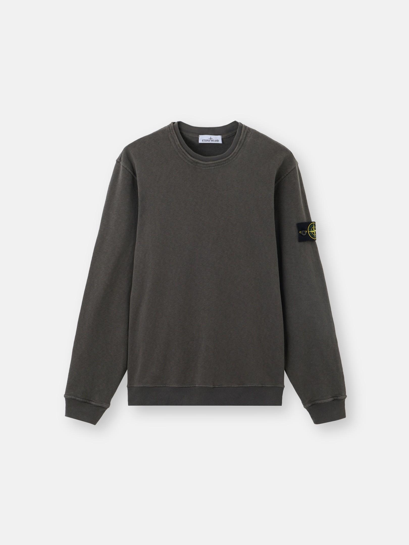 6100034 MALFILÉ FLEECE 'OLD' EFFECT by STONE ISLAND