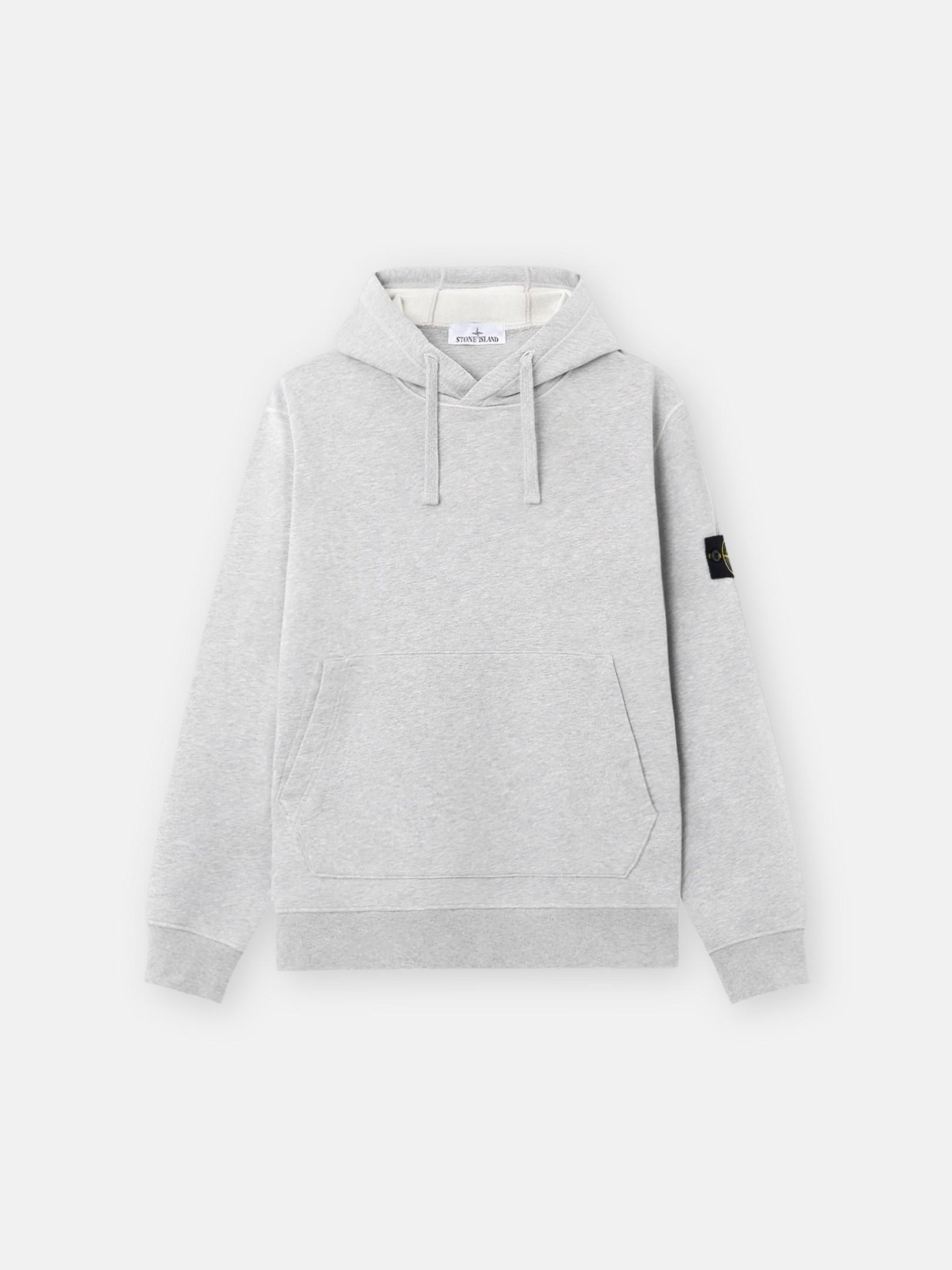 6100062 ORGANIC MÉLANGE COTTON FLEECE by STONE ISLAND