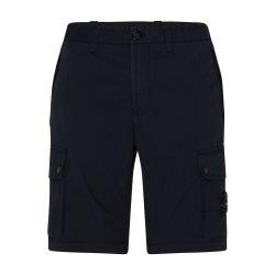 Bermuda shorts with logo patch by STONE ISLAND