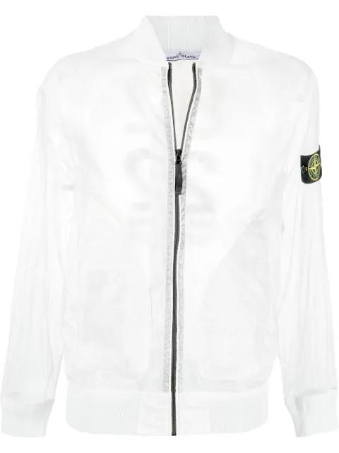 Bomber Jacket 433Q2 - Ice by STONE ISLAND