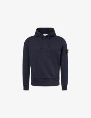 Brand-Badge Relaxed-Fit Cotton Hoody by STONE ISLAND