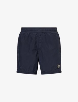 Compass-Patch Nylon Swim Shorts by STONE ISLAND