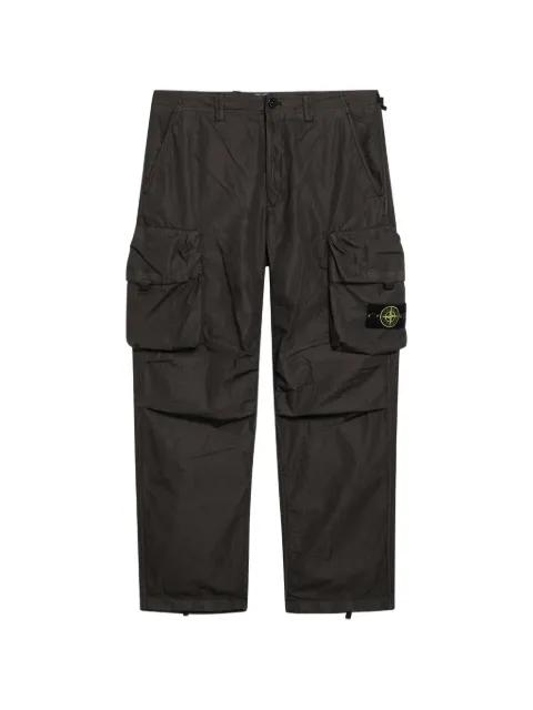 Compass-badge cargo pants by STONE ISLAND