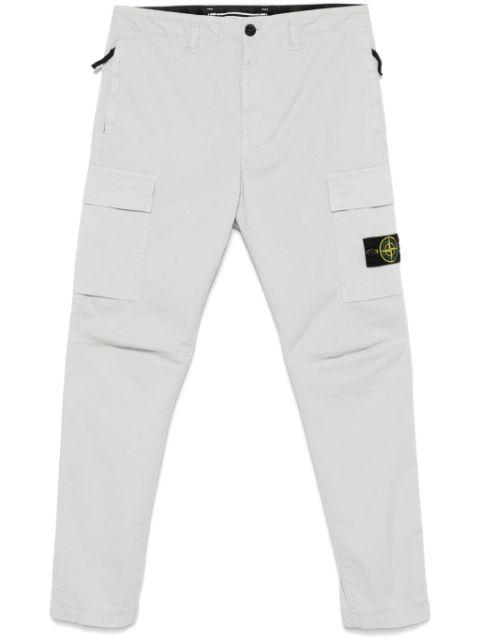 Compass-badge cargo pants by STONE ISLAND