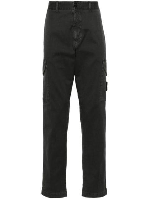 Compass-badge cargo trousers by STONE ISLAND
