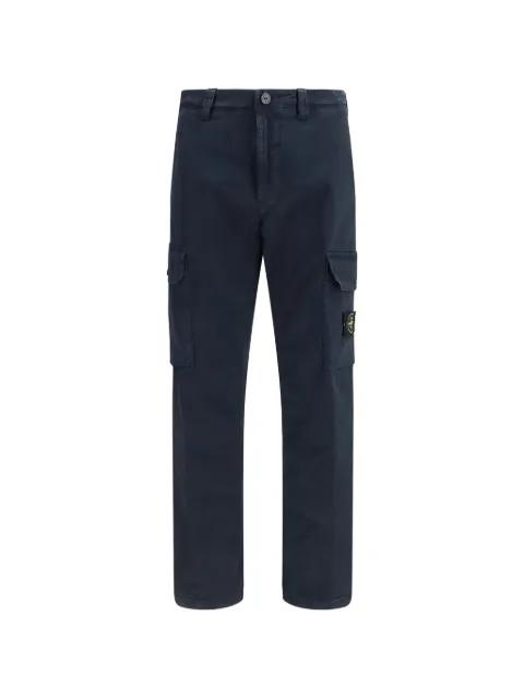 Compass-badge cargo trousers by STONE ISLAND