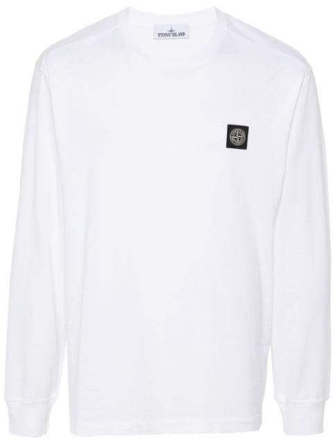 Compass-badge cotton T-shirt by STONE ISLAND