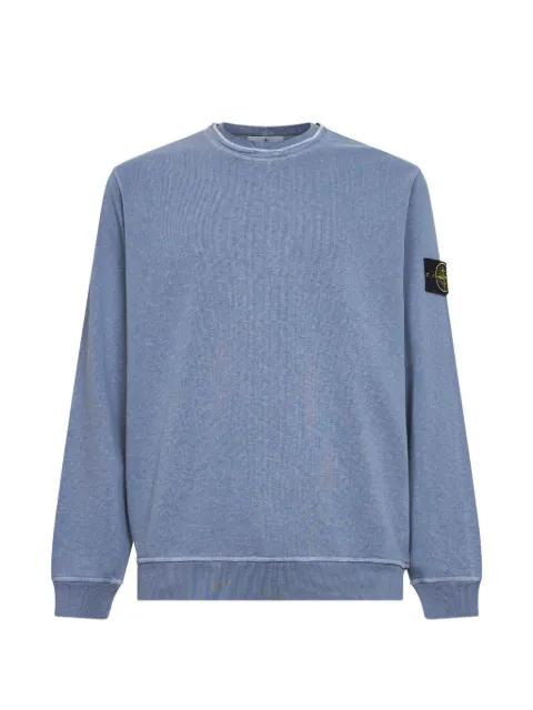 Compass-badge cotton sweatshirt by STONE ISLAND
