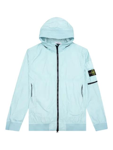 Compass-badge hoodied jacket by STONE ISLAND