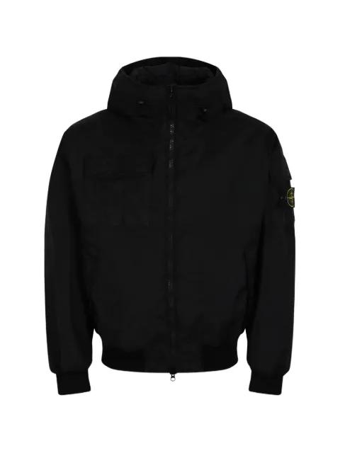 Compass-badge hoodied jacket by STONE ISLAND