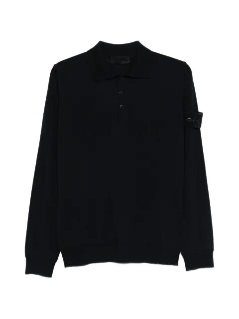 Compass-badge polo shirt by STONE ISLAND