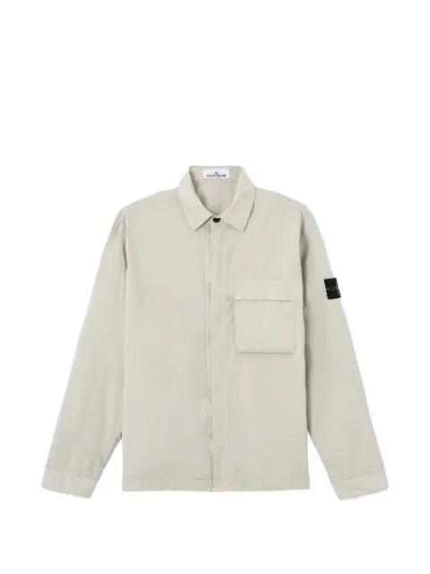 Compass-badge shirt jacket by STONE ISLAND