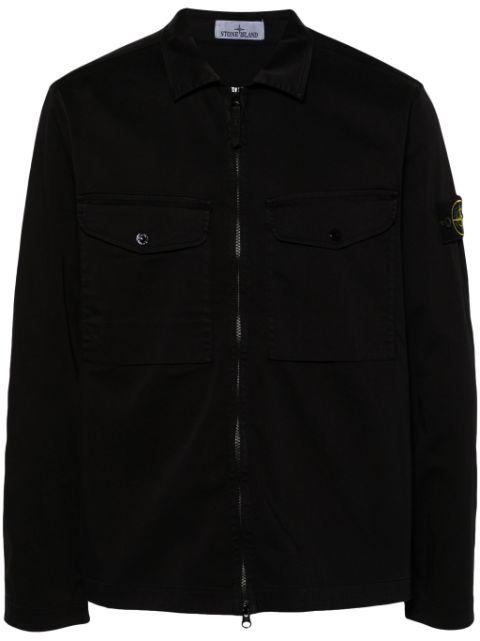 Compass-badge shirt jacket by STONE ISLAND