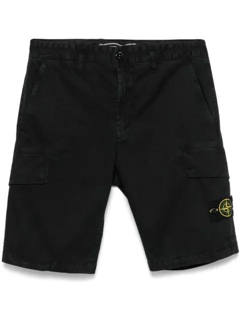 Compass-badge shorts by STONE ISLAND