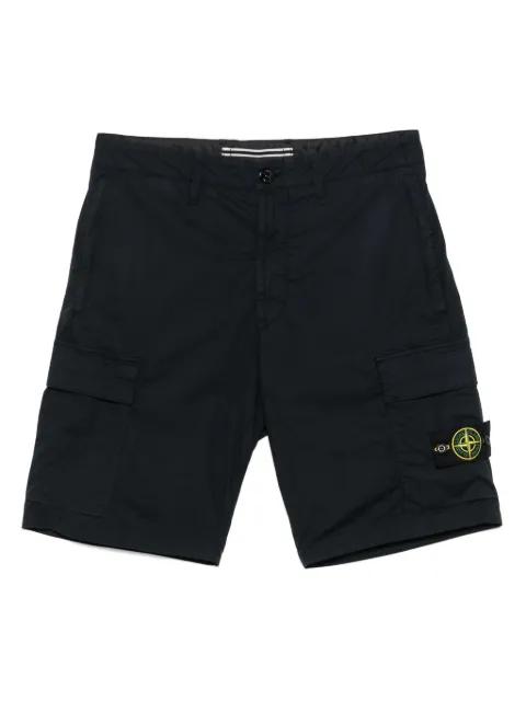 Compass-badge shorts by STONE ISLAND