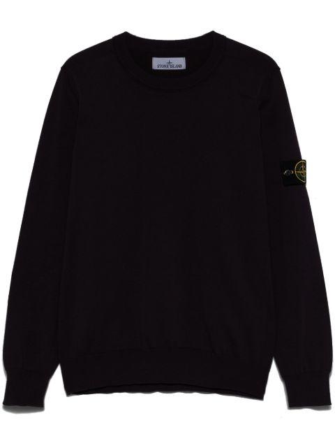 Compass-badge sweater by STONE ISLAND