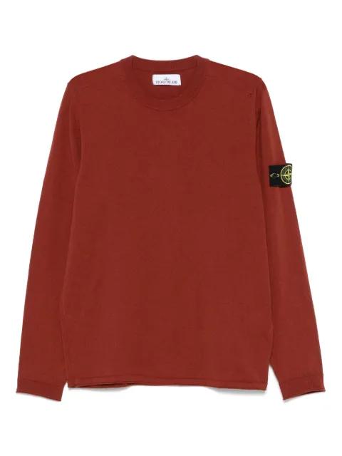 Compass-badge sweater by STONE ISLAND