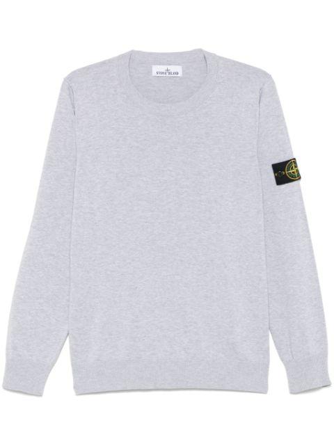 Compass-badge sweater by STONE ISLAND