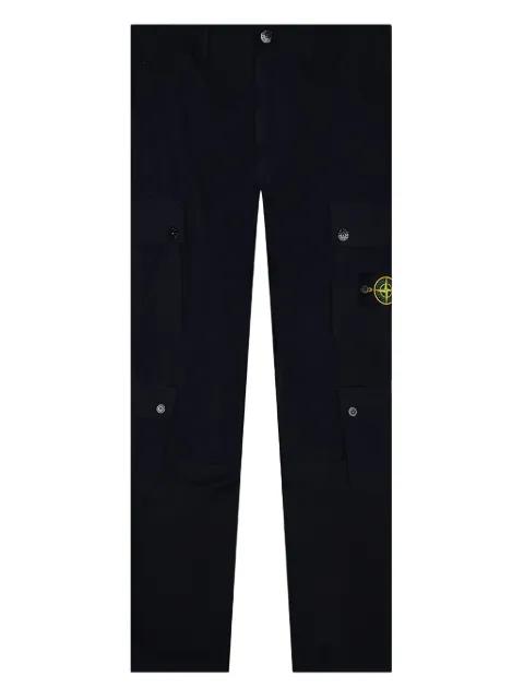 Compass-badge track pants by STONE ISLAND