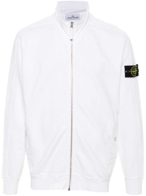 Compass-badge zipped jumper by STONE ISLAND