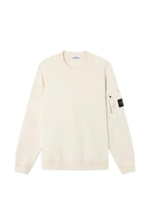 Compass logo-patch sweater by STONE ISLAND