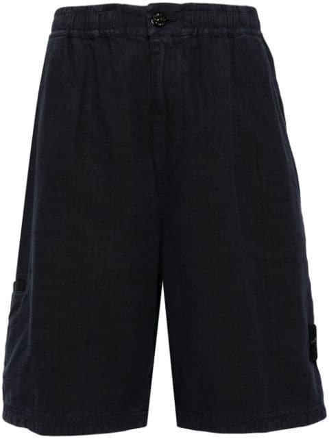 Compass-motif bermuda shorts by STONE ISLAND