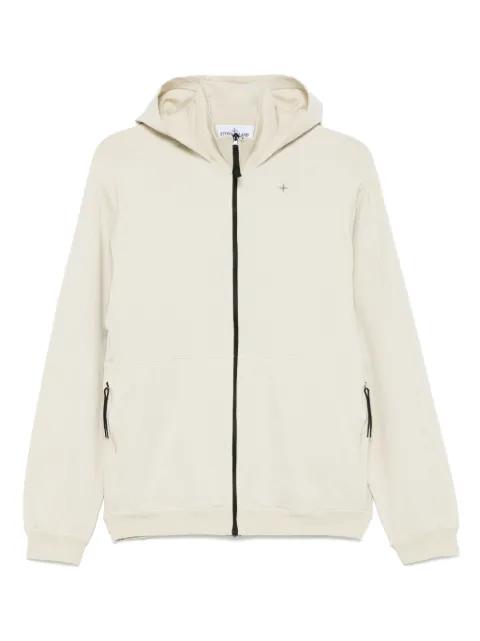Compass-motif hoodie by STONE ISLAND