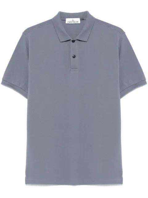 Compass-motif polo shirt by STONE ISLAND