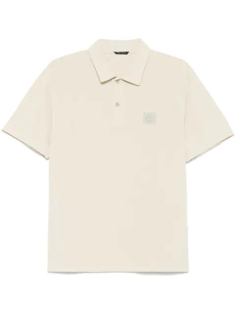 Compass-motif polo shirt by STONE ISLAND