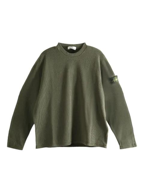 Compass-motif sweater by STONE ISLAND