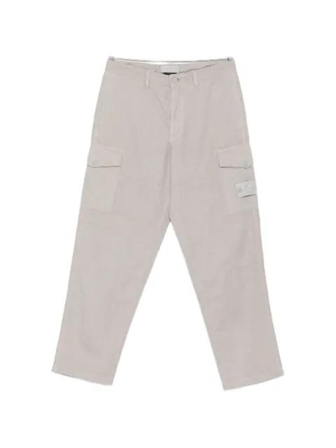 Compass-patch cargo pants by STONE ISLAND