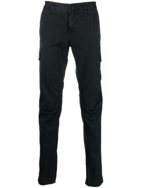 Compass-patch cargo trousers by STONE ISLAND