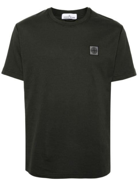 Compass-patch cotton T-shirt by STONE ISLAND