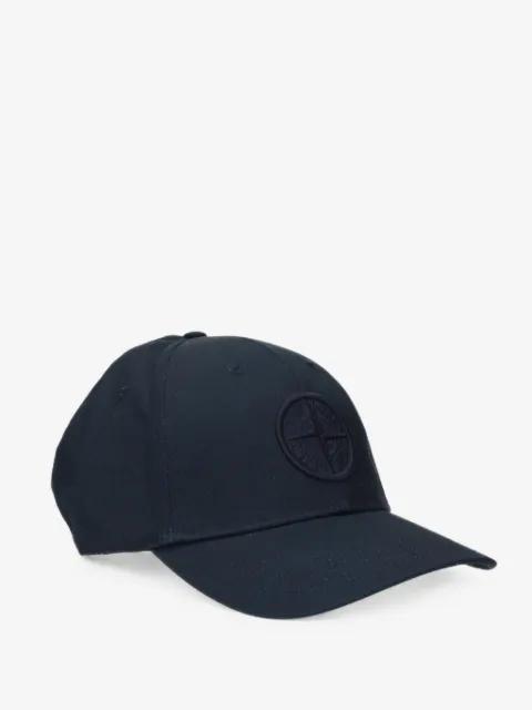 Compass-patch cotton baseball cap by STONE ISLAND