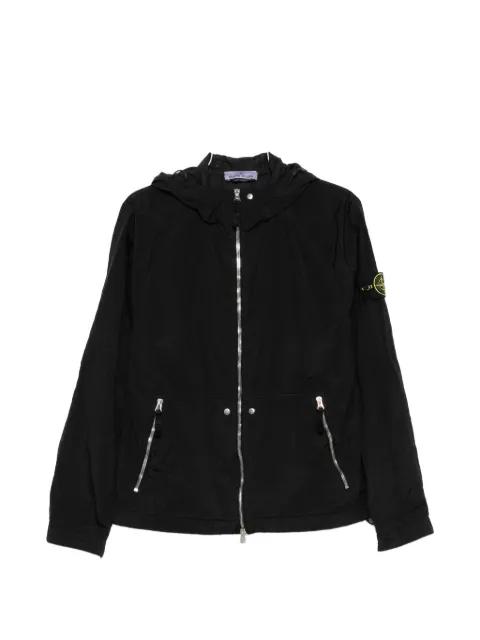 Compass-patch hoodied jacket by STONE ISLAND