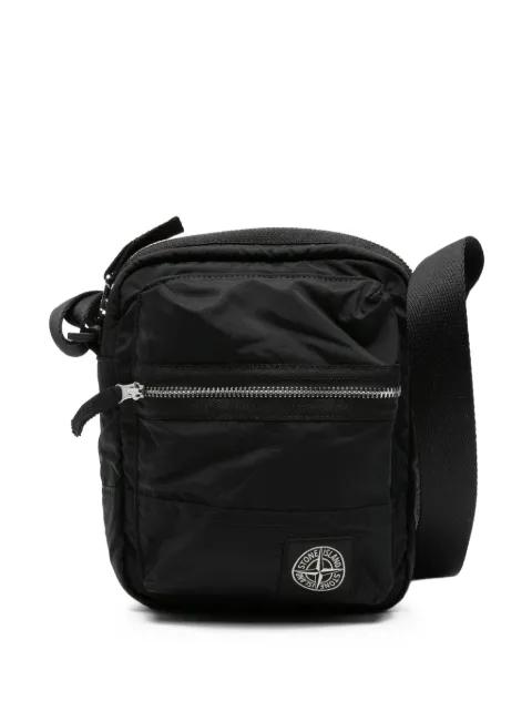 Compass-patch messenger bag by STONE ISLAND