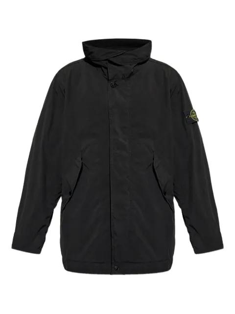 Compass-patch parka jacket by STONE ISLAND