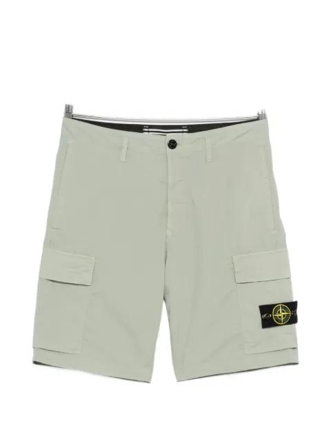 Compass-patch shorts by STONE ISLAND