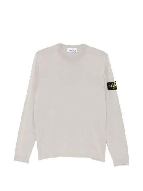 Compass-patch sweater by STONE ISLAND