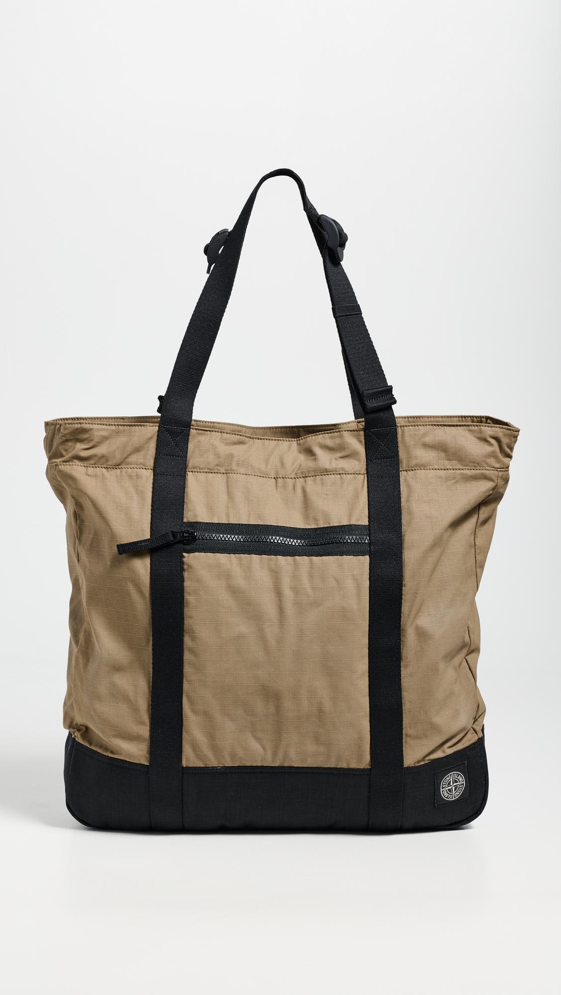 Cotton Ripstop Tote Bag by STONE ISLAND