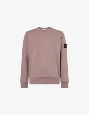 Crewneck Logo-Patch Cotton Sweatshirt by STONE ISLAND